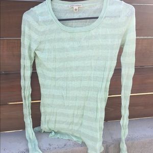 Women's XSmall Banana Republic Green Knit Sweater